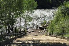 Stair access to river in Buena Vista
